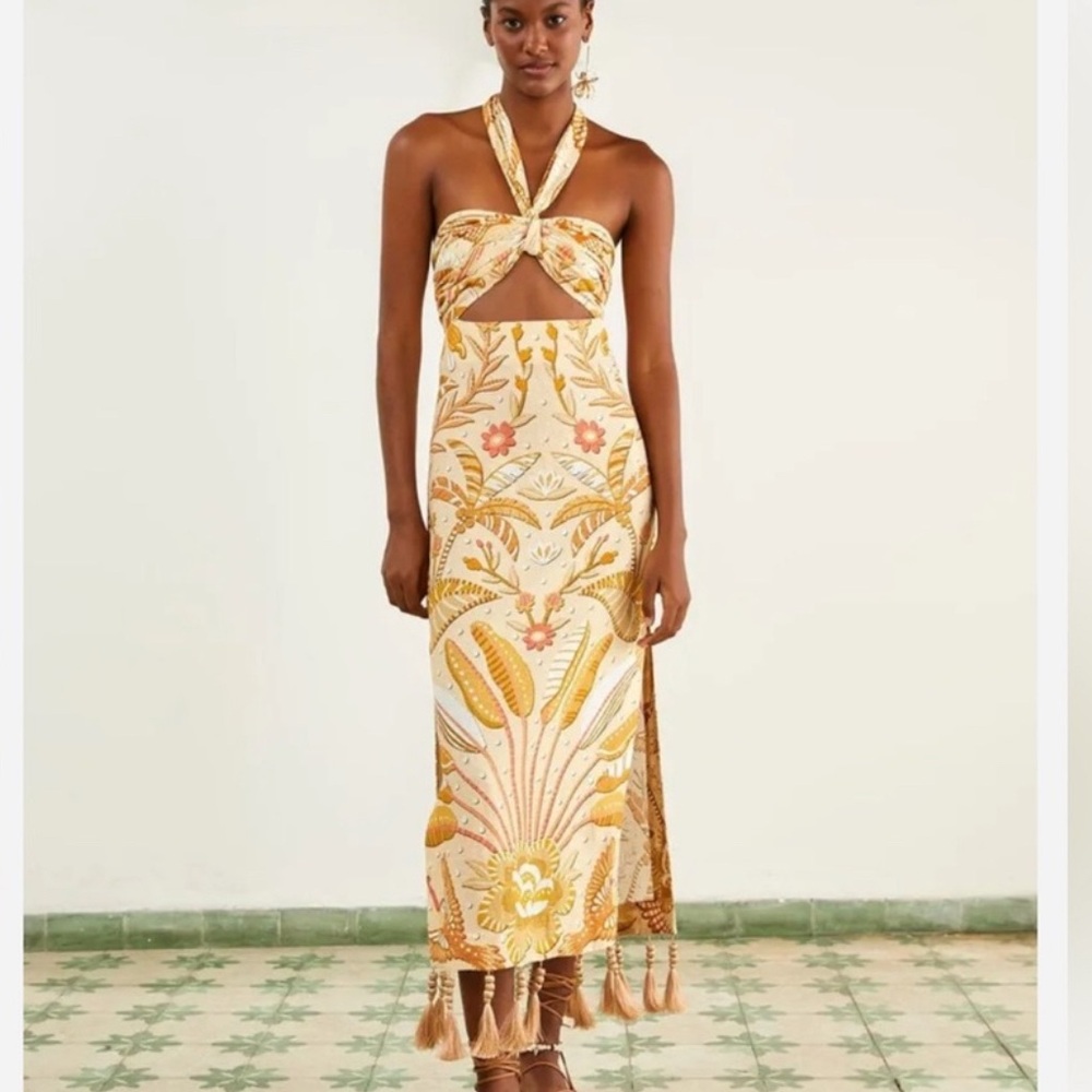 FARM Rio Jungle Chic Midi Dress